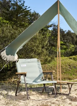 Online OZtrail Beach Low Rise Chair - Palm Cove Green
