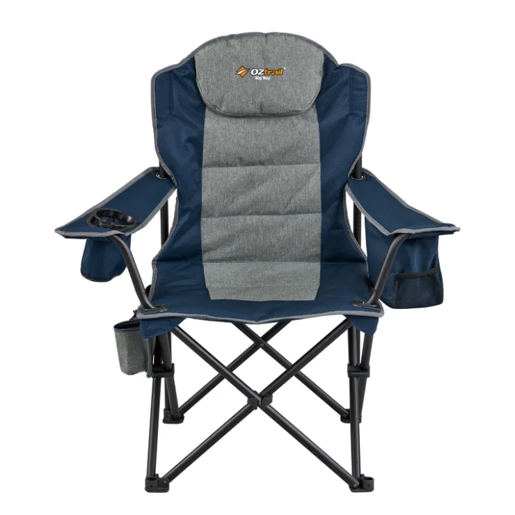 Outlet OZtrail Big Boy Arm Chair - Navy Blue