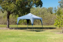 Clearance OZtrail Blockout Deluxe 3x3 Gazebo - Silver