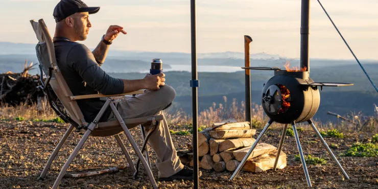 OZtrail Cape Series Recliner Chair - Tan