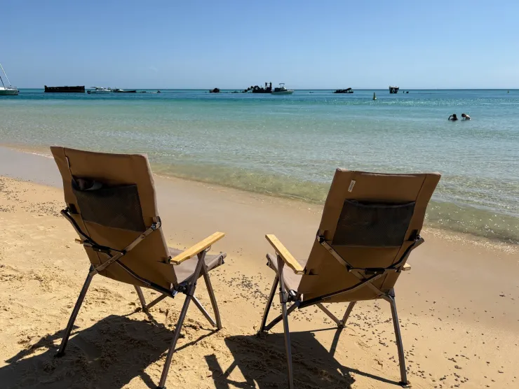OZtrail Cape Series Recliner Chair - Tan