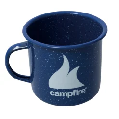 Online Campfire 9cm Enamel Mug - Navy