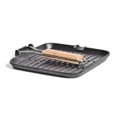 Best Campfire 24cm Square Grill Frypan Folding Handle