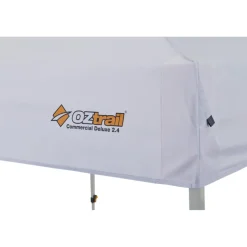 Outlet OZtrail Commercial Deluxe 2.4 Gazebo - White