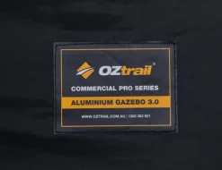 Outlet OZtrail Commercial Pro Aluminium 3.0 Gazebo - Black