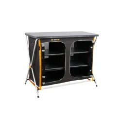 Best OZtrail Deluxe Folding 3 Shelf Double Cupboard