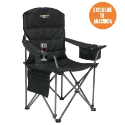 OZtrail Getaway Deluxe Chair - Black