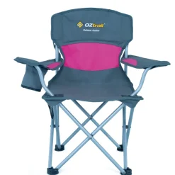 Clearance OZtrail Junior Deluxe Arm Chair - Pink