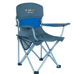 Clearance OZtrail Junior Deluxe Arm Chair - Blue