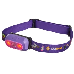 Clearance OZtrail 80L Lumos Twinkle Kids Headlamp - Purple