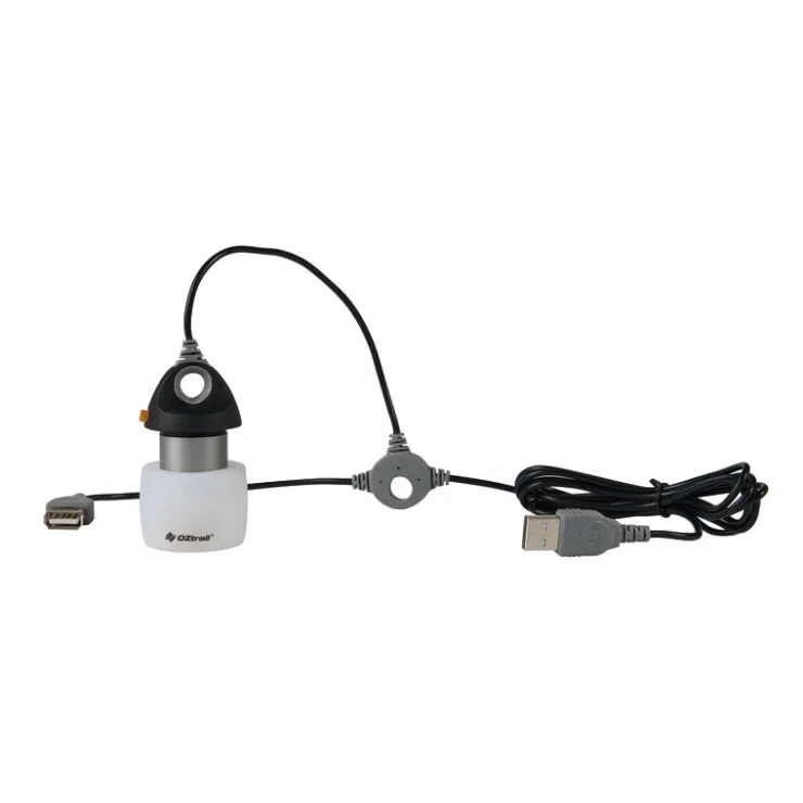 New OZtrail Lumos Chainable USB Tent Lights 4 Pack