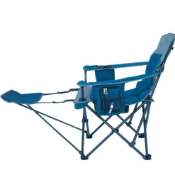 New OZtrail Monarch Arm Chair with Footrest - Blue