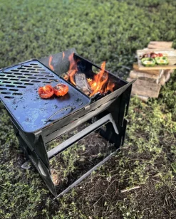Hot Ozpig Fire Pit Solid/Grill Cooking Plate