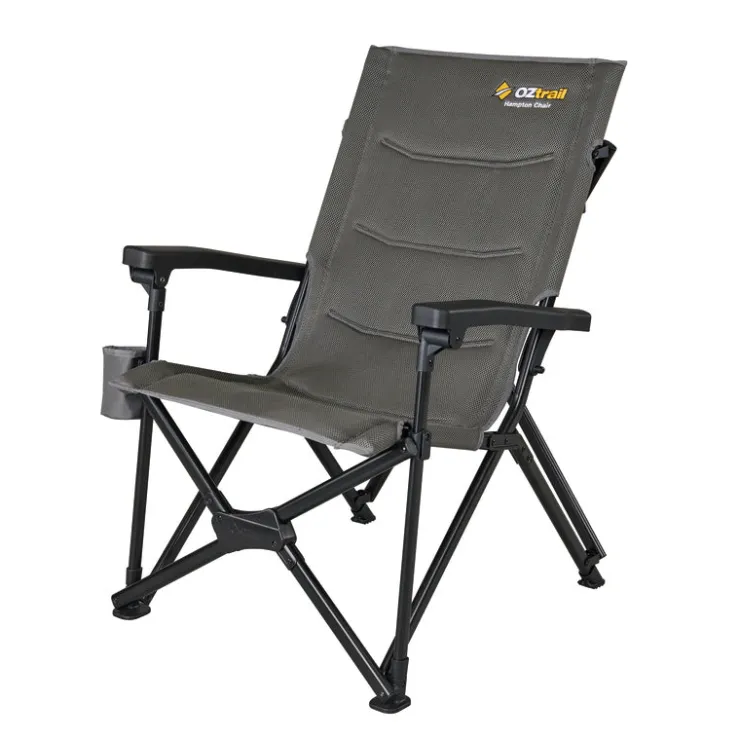 Outlet OZtrail Hampton Deluxe Chair Grey