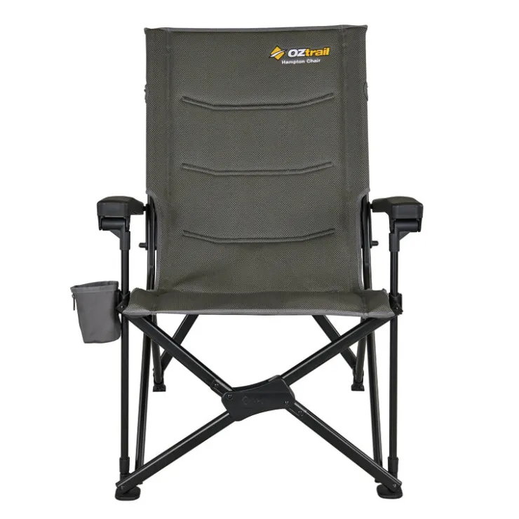 Outlet OZtrail Hampton Deluxe Chair Grey