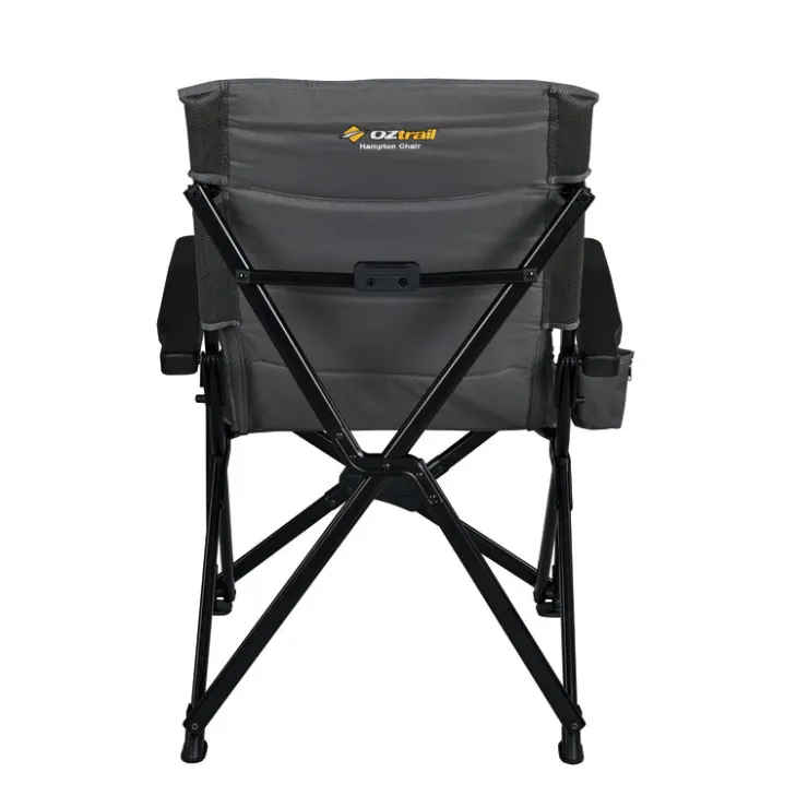 Outlet OZtrail Hampton Deluxe Chair Grey