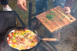 Best Campfire Round Frying pan - Solid Handle 30cm