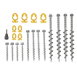 Sale OZtrail Screw-In Aluminium Peg Kit 22 Piece