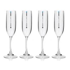 New Everclear Tritan Champagne Flute 145ml 4 Pack