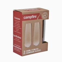 Best Campfire Tritan Stemless Champagne 266ML 2 Pack