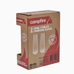 Best Campfire Tritan Stemless Champagne 266ML 2 Pack
