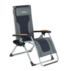 Discount OZtrail Ultralite Sun Lounge - Navy